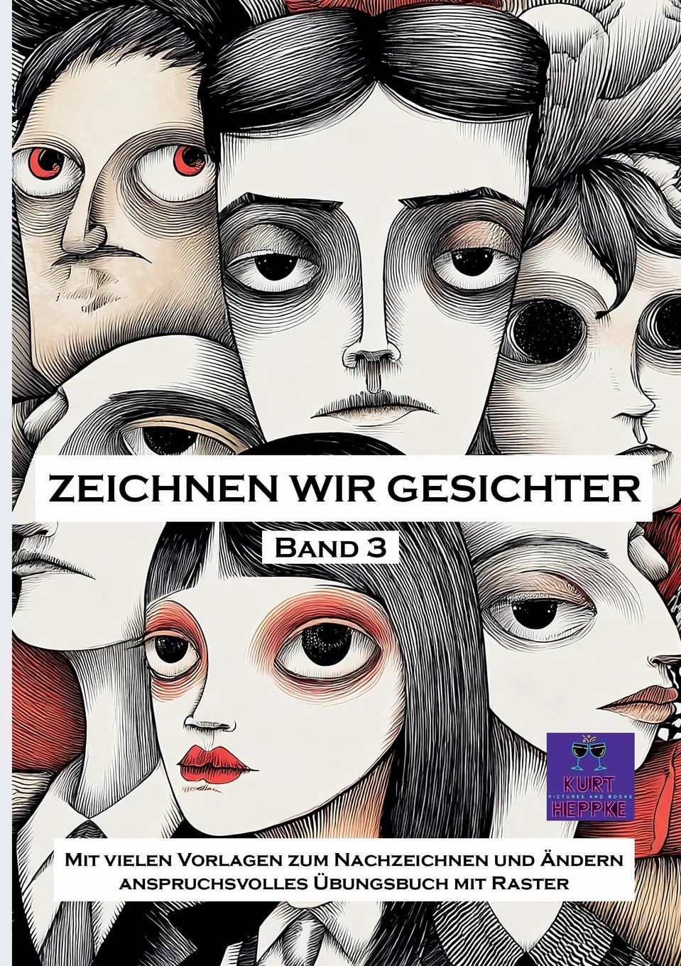 Zeichnen wir Gesichter: Mit vielen Vorlagen zum Nachzeichnen und Ändern