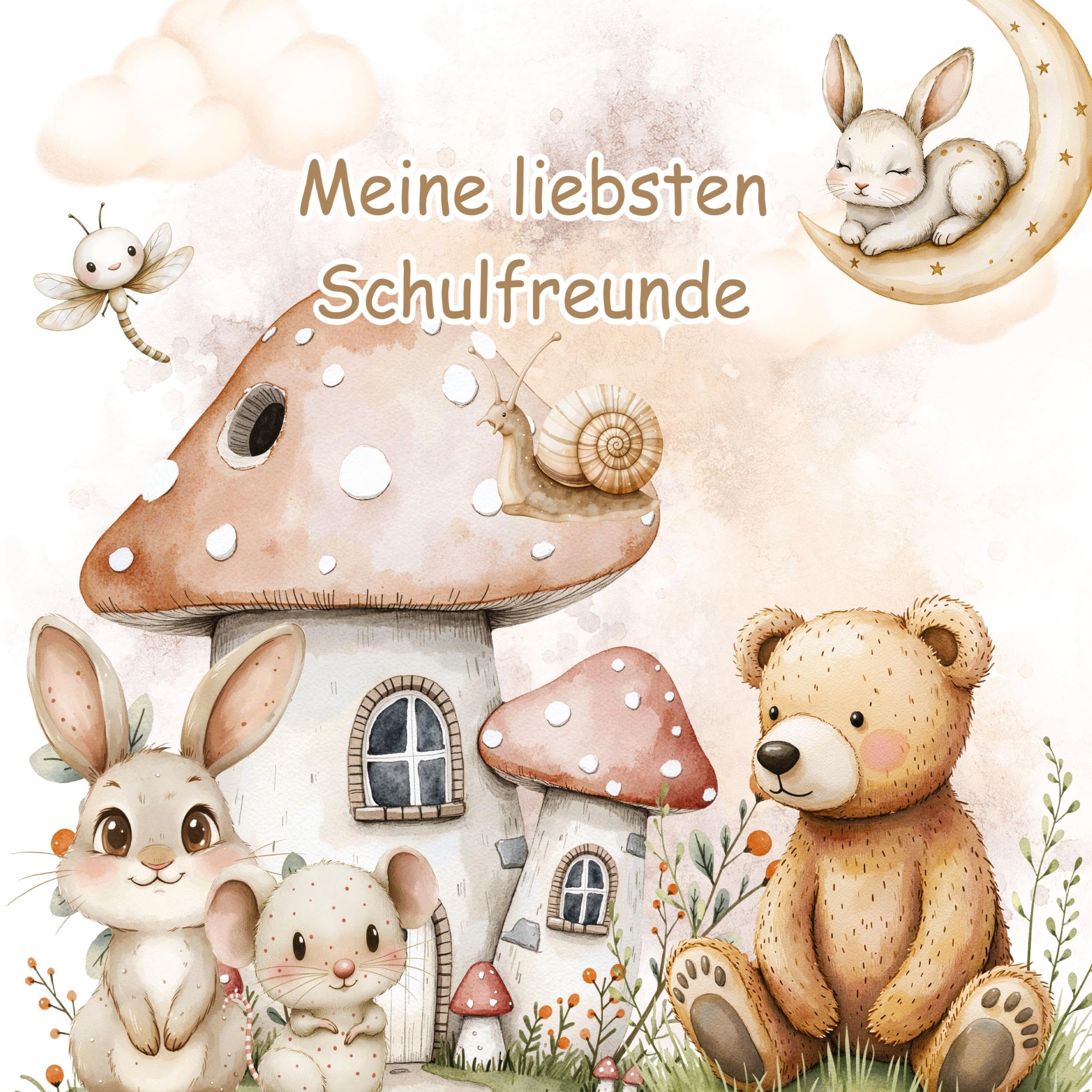 Meine liebsten Schulfreunde - Auf Wald und Wiese: Ein Ausfüllbuch für Kinder ab 5 Jahren