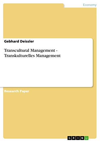 Transcultural Management - Transkulturelles Management