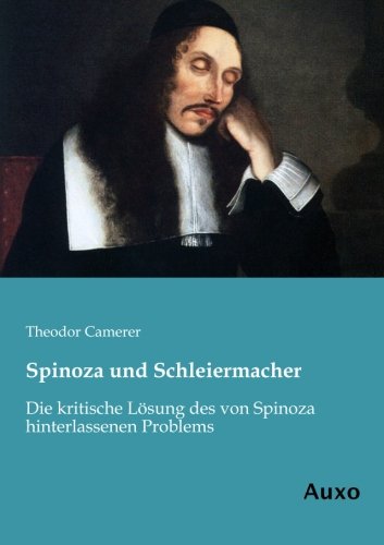 Spinoza und Schleiermacher: Die kritische Lösung des von Spinoza hinterlassenen Problems