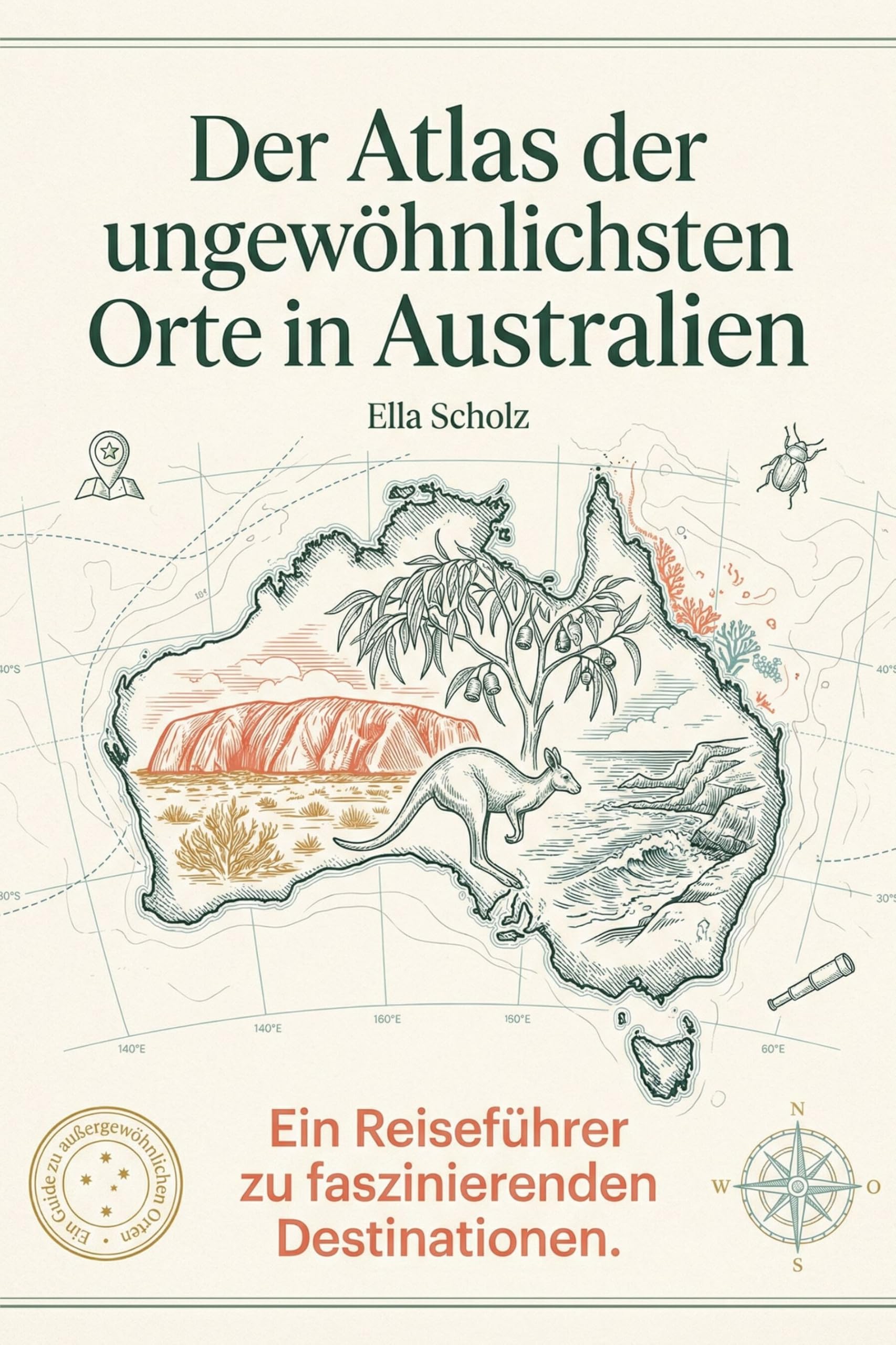 Der Atlas der ungewöhnlichsten Orte in Australien: Ein Reiseführer zu faszinierenden Destinationen. Der ultimative Guide für Entdecker und Backpacker. Das perfekte Geschenk für Australien-Fans