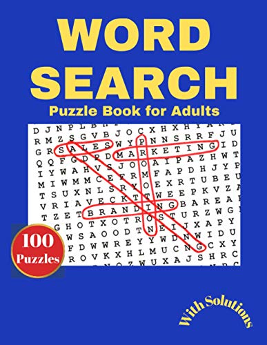 Word Search Puzzle Book For Adults