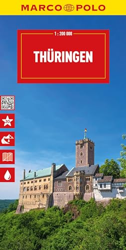 unbekannt Marco Polo Reisekarte Deutschland 07 Thüringen 1, 200.000, Wegenkaart 1, 200.000