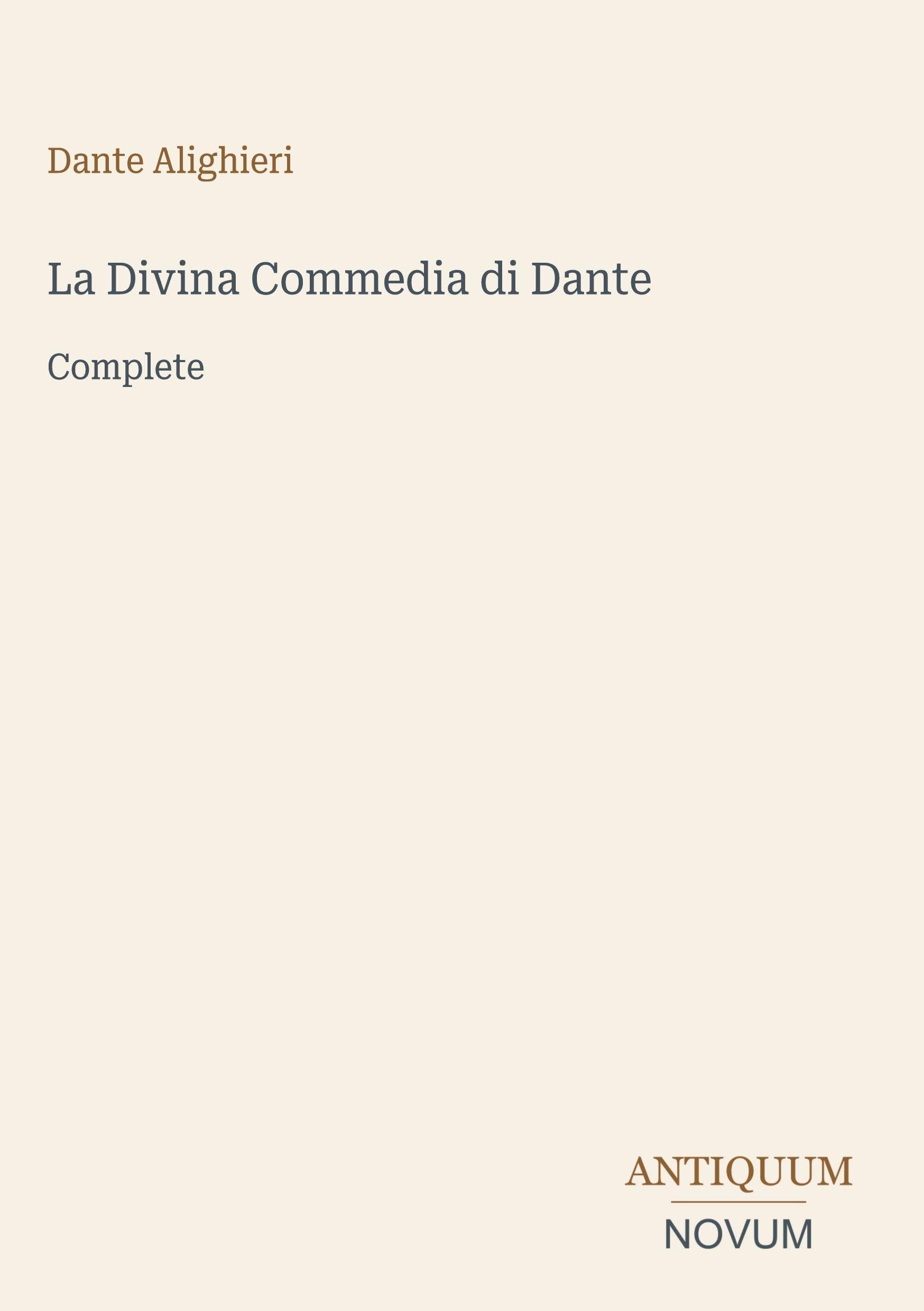 La Divina Commedia di Dante