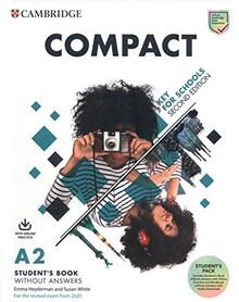 Compact Key for Schools Student's Book without Answers with Online Practice and Workbook without Answers with Audio Download