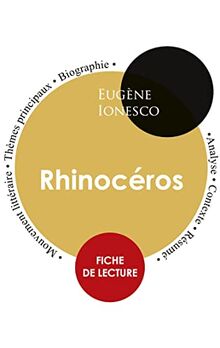 Fiche de lecture Rhinocéros (Étude intégrale): Analyse littéraire