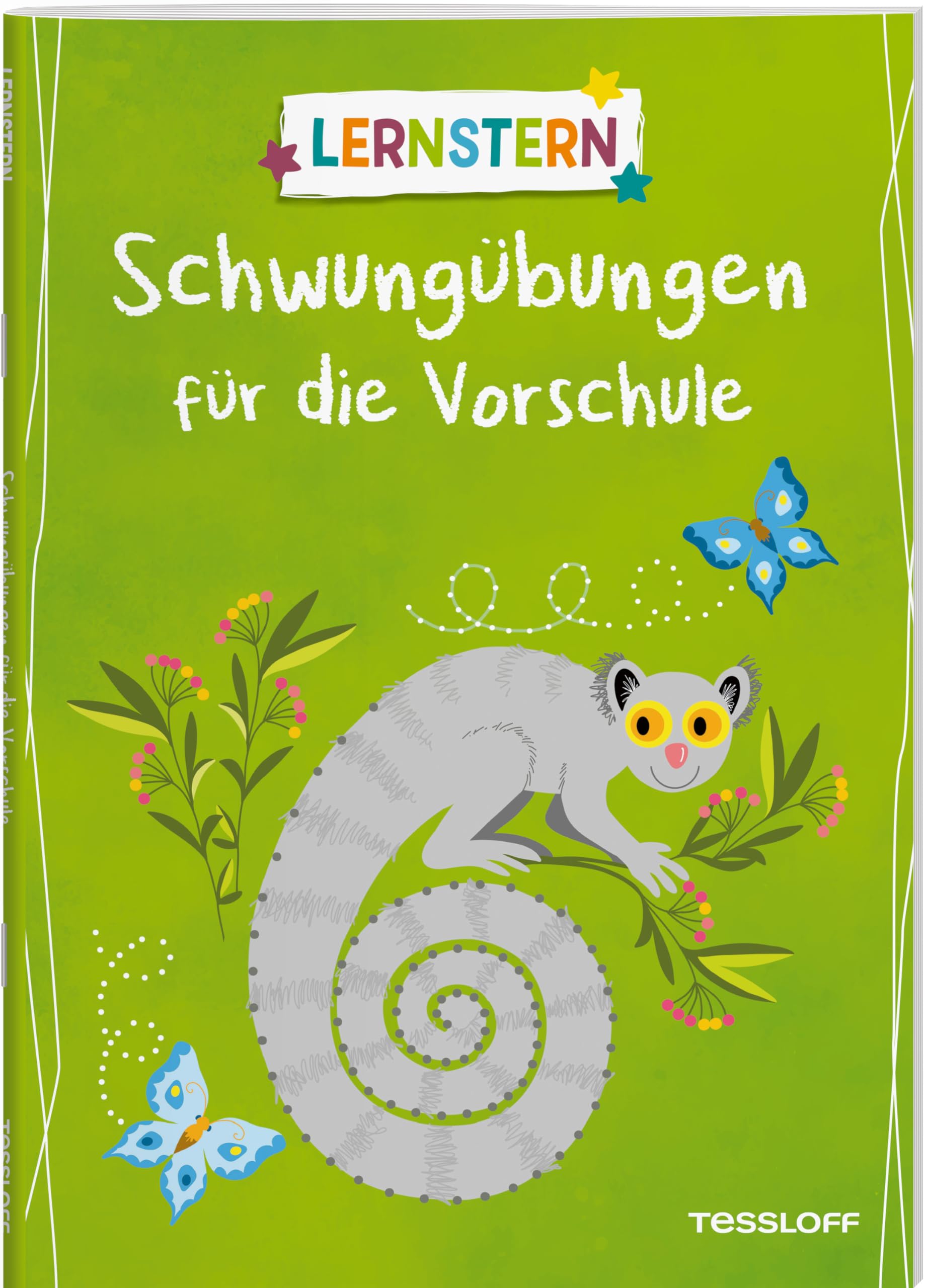 LERNSTERN. Schwungübungen für die Vorschule | Vorbereitung auf das Schreiben | Stifthaltung | Auge-Hand-Koordination | Für Kinder ab 5 Jahren: Spielerische Vorbereitung auf das Schreiben
