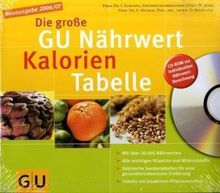 Nährwert-Kalorien-Tabelle Neuausgabe 2006/07 (mit CD), Die große GU (GU Tabellen)