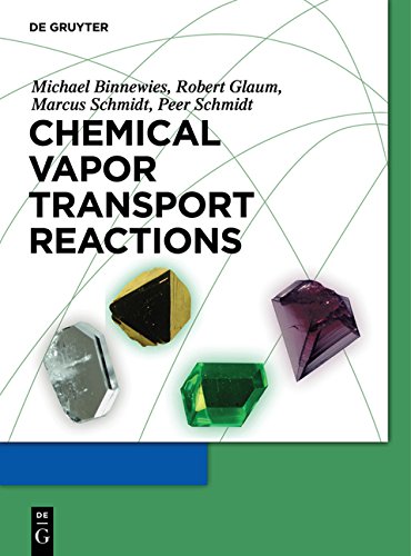 Chemical Vapour Transport Reactions - Michael Binnewies Robert Glaum Marcus Schmidt Peer Schmidt Gebunden