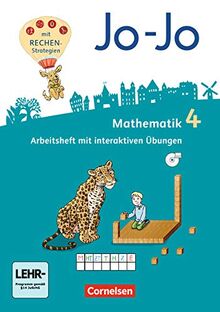 Jo-Jo Mathematik - Allgemeine Ausgabe 2018: 4. Schuljahr - Arbeitsheft: Mit interaktiven Übungen auf scook.de und CD-ROM