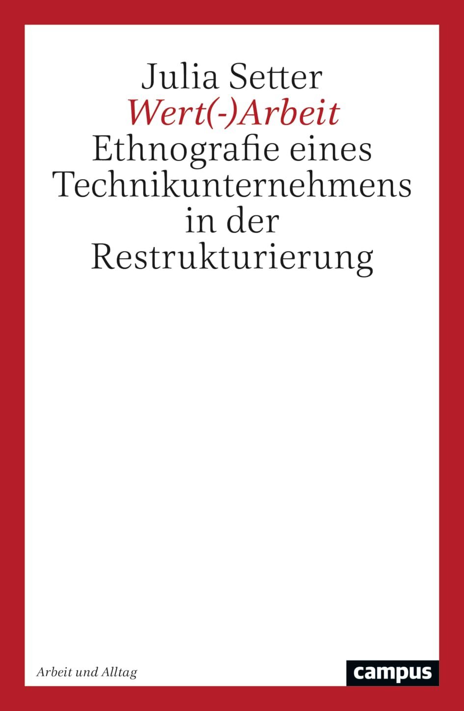 Wert(-)Arbeit - Neuware