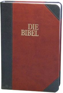 Schlachter 2000: Taschenausgabe mit Parallelstellen, PU-Einband, Duotone grau/braun / neue Rechtschreibung / Fadenheftung