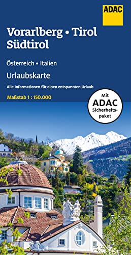 unbekannt Adac Urlaubskarte Österreich 06 Vorarlberg, Tirol, Südtirol 1, 150.000