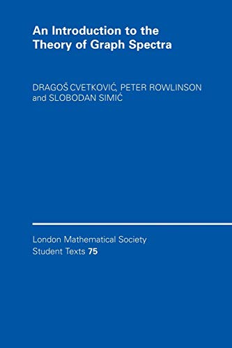 An Introduction to the Theory of Graph Spectra (London Mathematical Society Student Texts, Band 75)