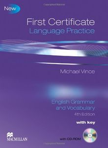 FIRST CERTIFICATE LANG.PRACTICE+KEY NE: Student Book Pack with Key (Language Practice)