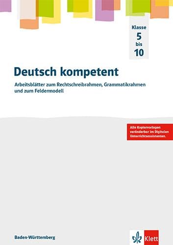 Deutsch kompetent 5-10. Ausgabe Gymnasium: Kopiervorlagen Klassen 5-10 (Deutsch kompetent. Allgemeine Ausgabe Gymnasium ab 2019)