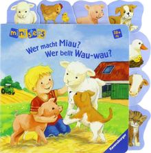 ministeps® Bücher: Wer macht miau? Wer bellt Wau-wau?: Ab 18 Monaten