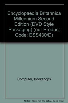 Encyclopaedia Britannica Millennium Second Edition (DVD Style Packaging) (our Product Code: ESS430/D)