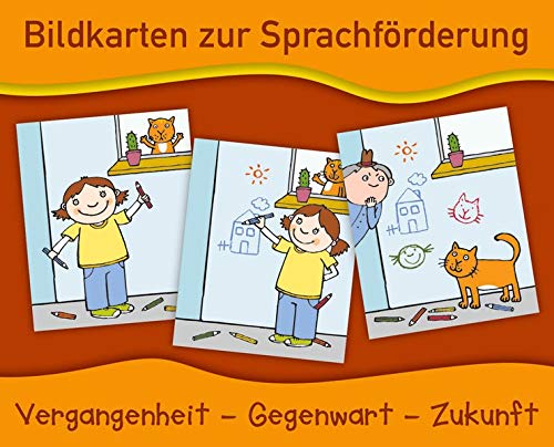 Bildkarten zur Sprachförderung Vergangenheit - Gegenwart - Zukunft - Neuauflage Box