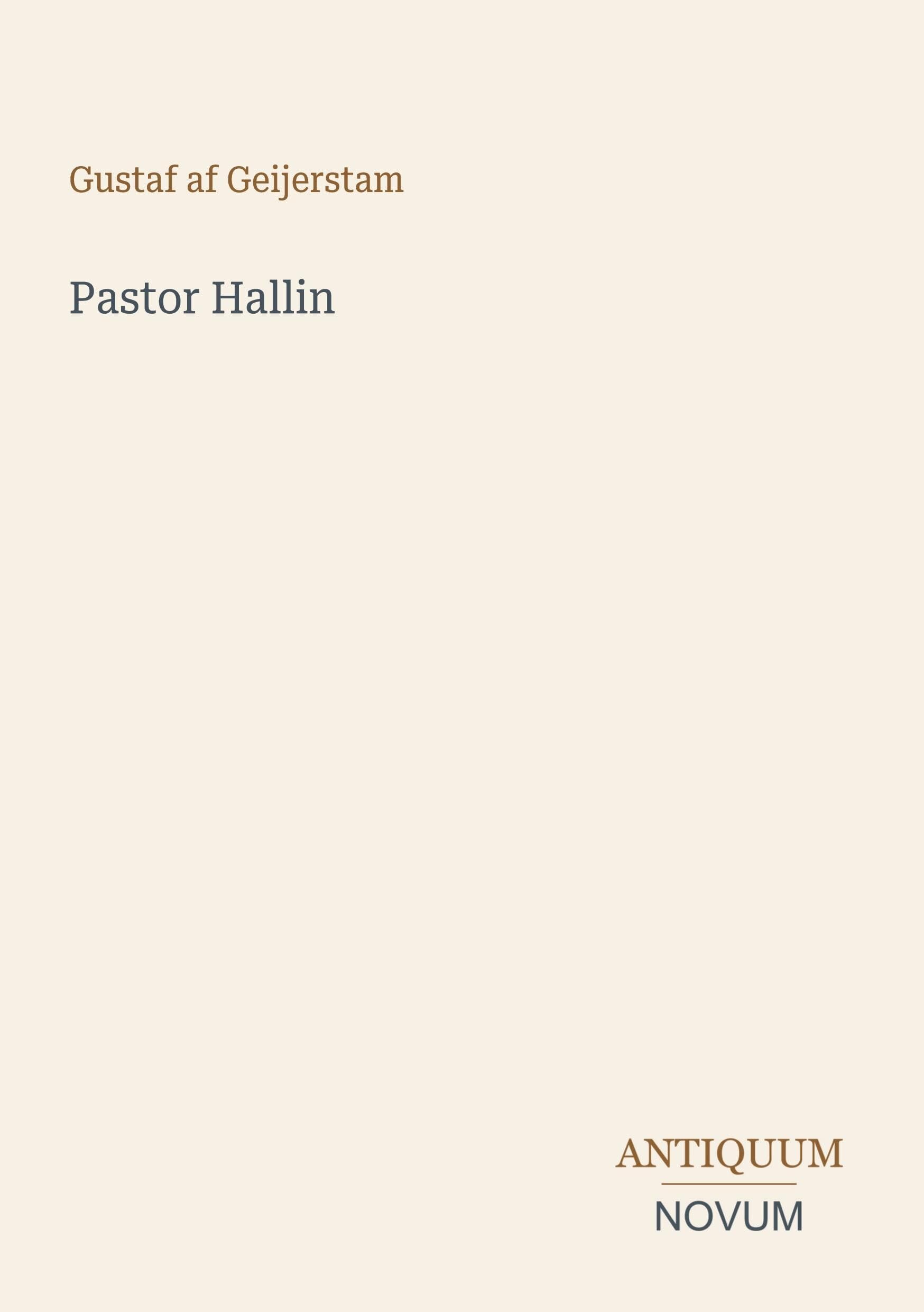 Pastor Hallin