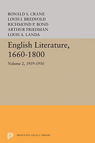 English Literature, Volume 2: 1939-1950 (Princeton Legacy Library)