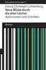 Neue Blicke durch die alten Löcher: Aphorismen und Schriften (Was bedeutet das alles?) (Reclams Universal-Bibliothek)
