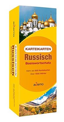 Karteikarten Russisch Basiswortschatz: Mehr als 500 Karteikarten. Über 1500 Wörter.