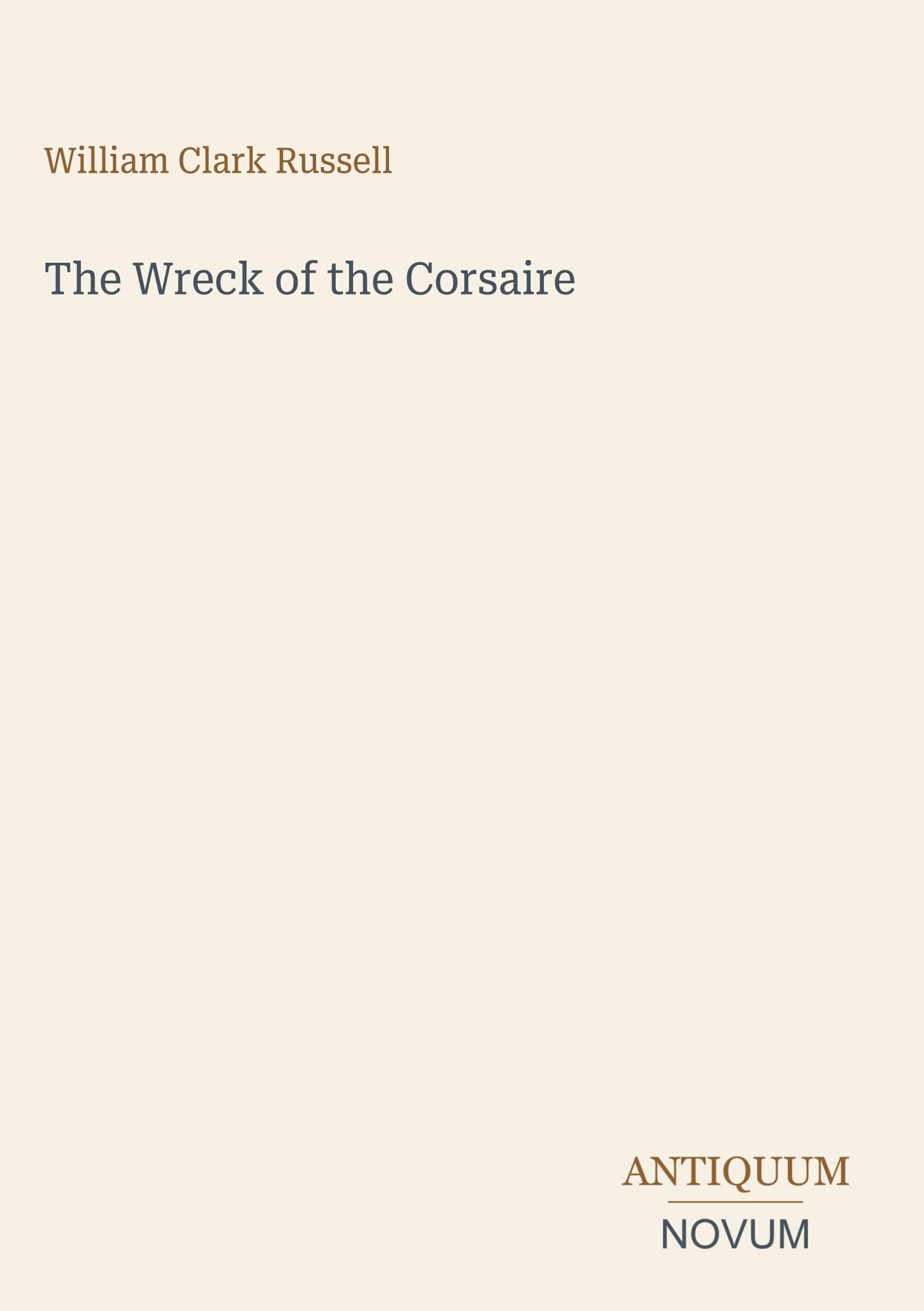 The Wreck of the Corsaire