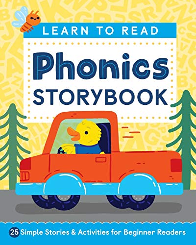 Laurin Brainard Learn To Read, Phonics Storybook, 25 Simple Stories & Activities For Beginner Readers