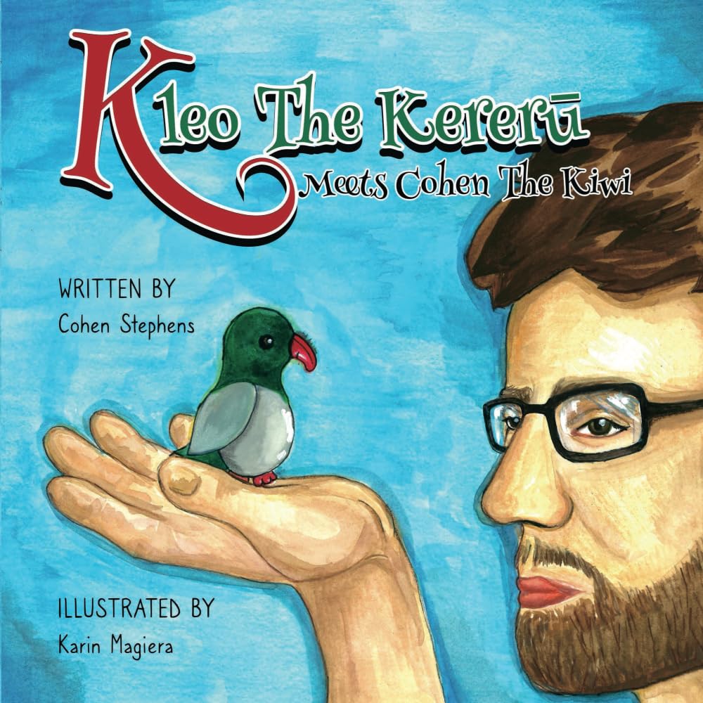 Kleo the Kererū meets Cohen the Kiwi