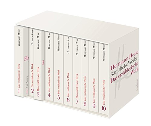 Suhrkamp Taschenbuch, Hermann Hesse - Das Erzählerische Werk, Sämtliche Jugendschriften, Romane, Erzählungen, Märchen Und Gedichte, 10 Bände