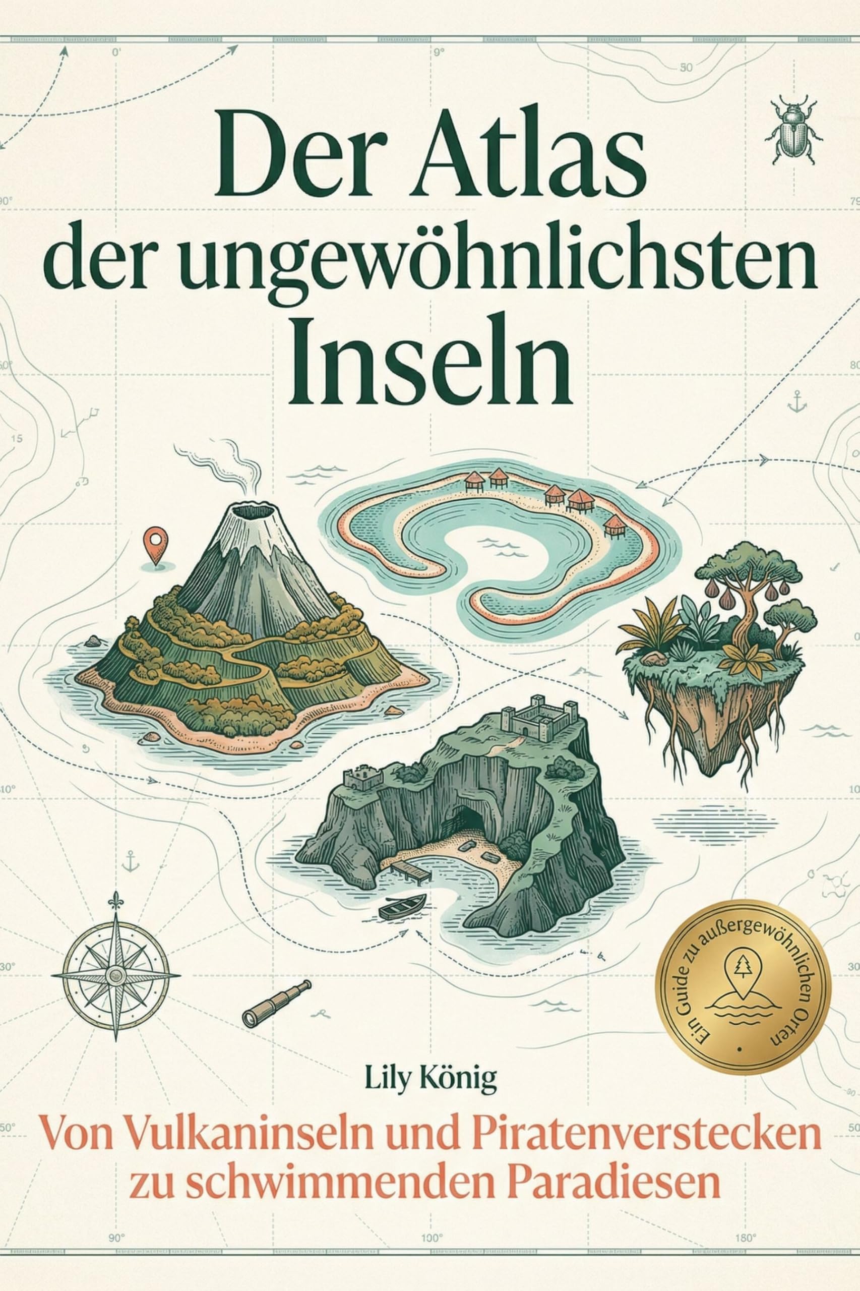 Der Atlas der ungewöhnlichsten Inseln: Von Vulkaninseln und Piratenverstecken zu schwimmenden Paradiesen. Das perfekte Geschenk für Inselhüpfer und Abenteurer