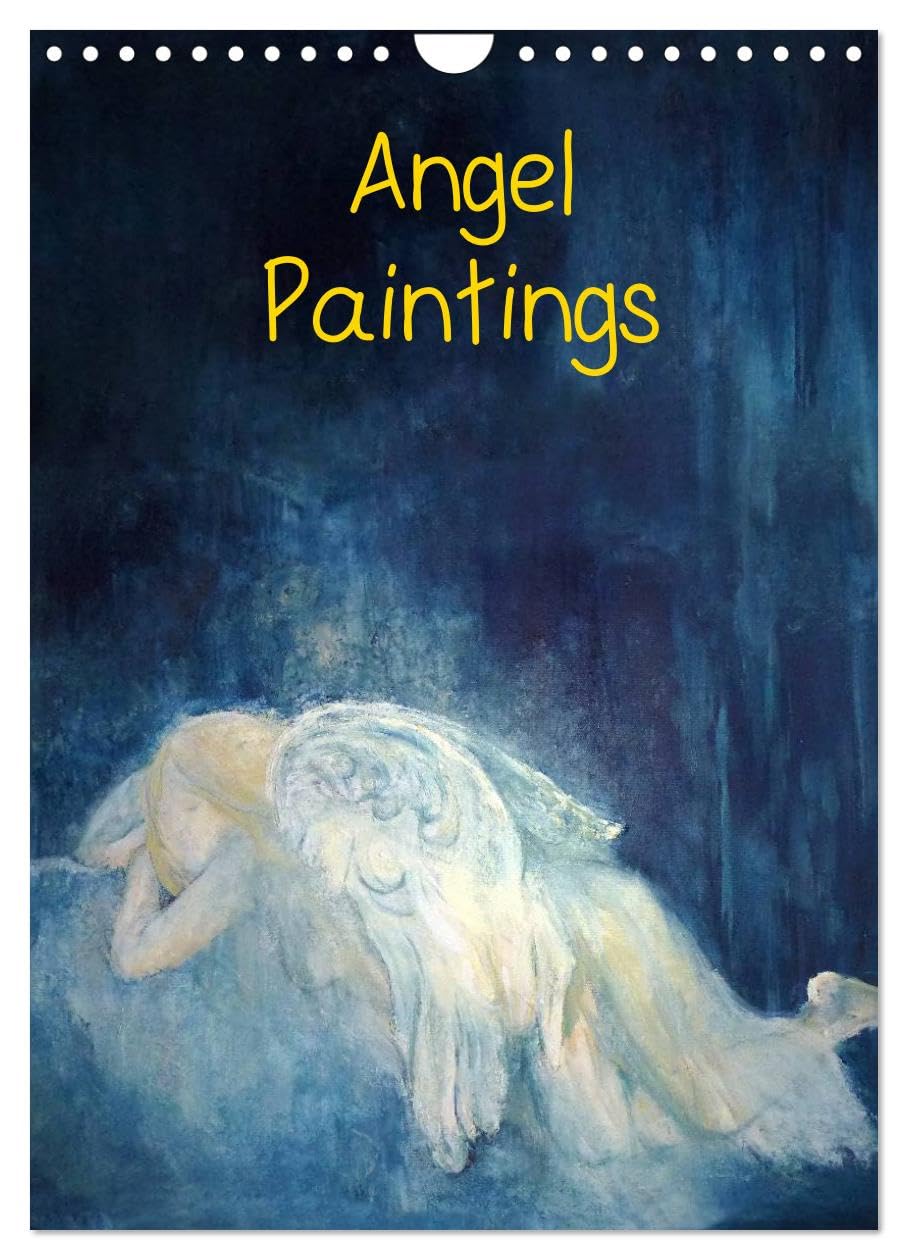 Angel paintings (Wall Calendar 2026 DIN A4 portrait), CALVENDO 12 Month Wall Calendar: Colourful angel paintings