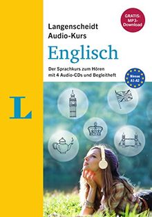 Langenscheidt Audio-Kurs Englisch - Audio-CDs mit Begleitheft: Der Sprachkurs zum Hören mit 4 Audio-CDs und Begleitheft