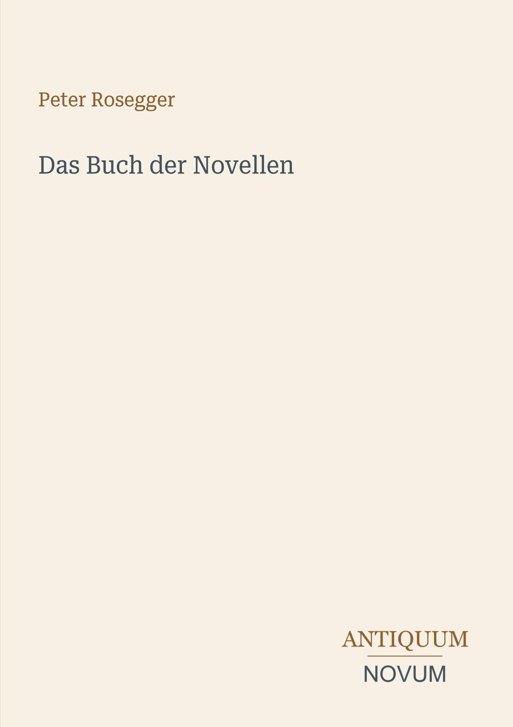 Das Buch der Novellen