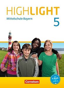 Highlight - Mittelschule Bayern / 5. Jahrgangsstufe - Schülerbuch: Festeinband