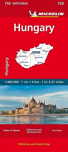 Die Buchhandlung in Oelde hat das Buch Michelin Ungarn: Map (MICHELIN Nationalkarten, Band 732)