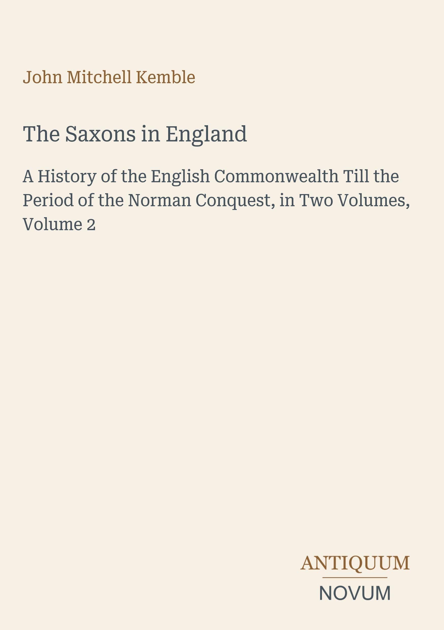 The Saxons in England