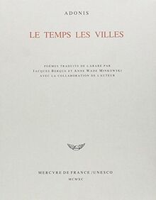 Le temps des villes : poèmes