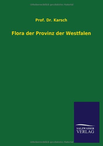 Flora der Provinz der Westfalen