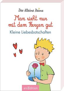 Man sieht nur mit dem Herzen gut: Kleine Liebesbotschaften | Charmante Kartenbox mit Liebeserklärungen für jeden Tag