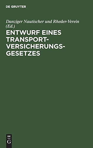 Entwurf eines Transportversicherungsgesetzes