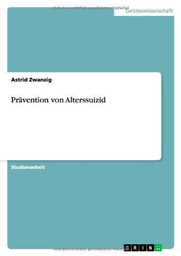 Prävention von Alterssuizid