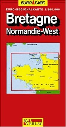 RV Euro-Regionalkarte 1:300 000 Bretagne, Normandie-West