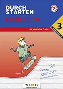 Durchstarten - Englisch Mittelschule/AHS: 3. Klasse - Grammatik: Übungsbuch mit Lösungen