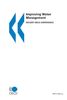 Improving Water Management: Recent OECD Experience