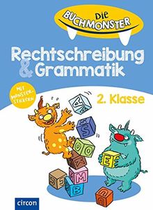 Die Buchmonster Rechtschreibung & Grammatik: 2. Klasse
