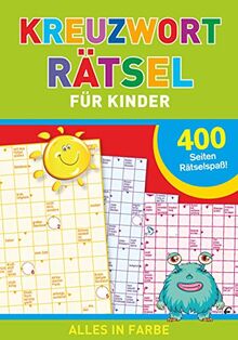 KREUZWORTRÄTSEL FÜR KINDER: 400 Seiten Rätselspaß de not s... | Livre