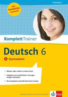 KomplettTrainer Deutsch 6. Klasse. Gymnasium