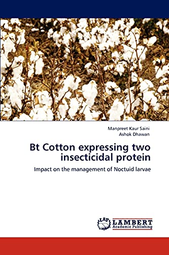 Bt Cotton expressing two insecticidal protein: Impact on the management of Noctuid larvae